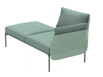 BLOOM 1208 DX/SX - Upholstered fabric day bed by Et al. - view 3